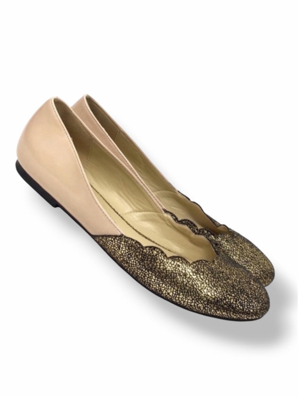 Cathy Jean Faux Patent Leather ballet flat 9